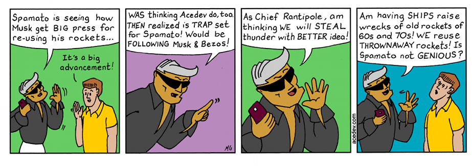 acedev comic, webcomic for Wednesday 10 May 2017
